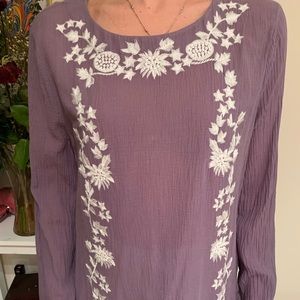 Long sleeve blouse